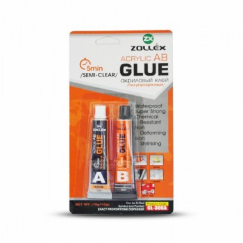 ZOLLEX acrylic glue semi-clear